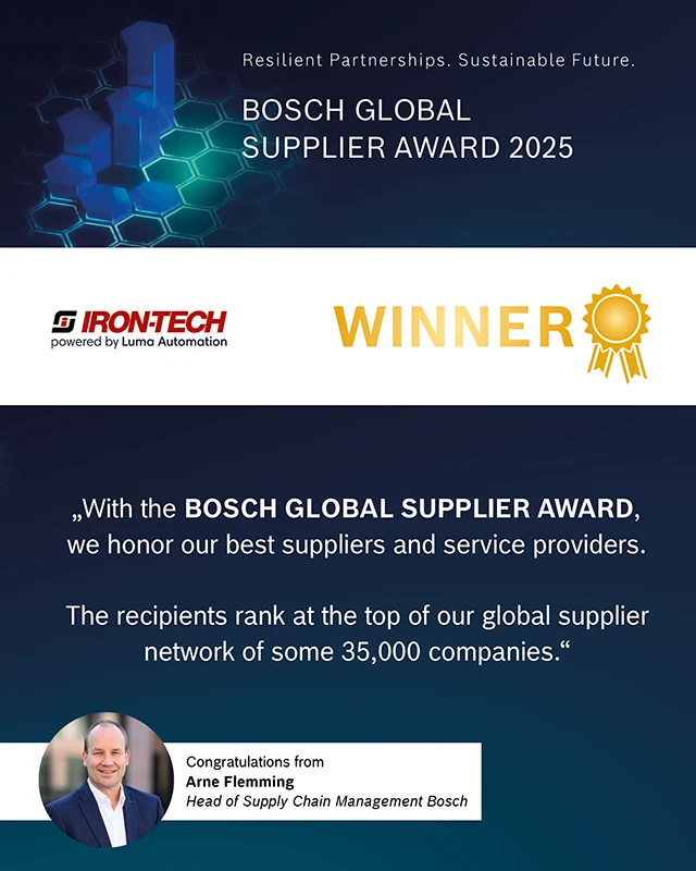 Bosch Global Supplier Award_Visual Supplier_irontech